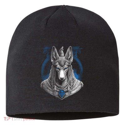 Anubis Egyptian God Realistic Sustainable Beanie