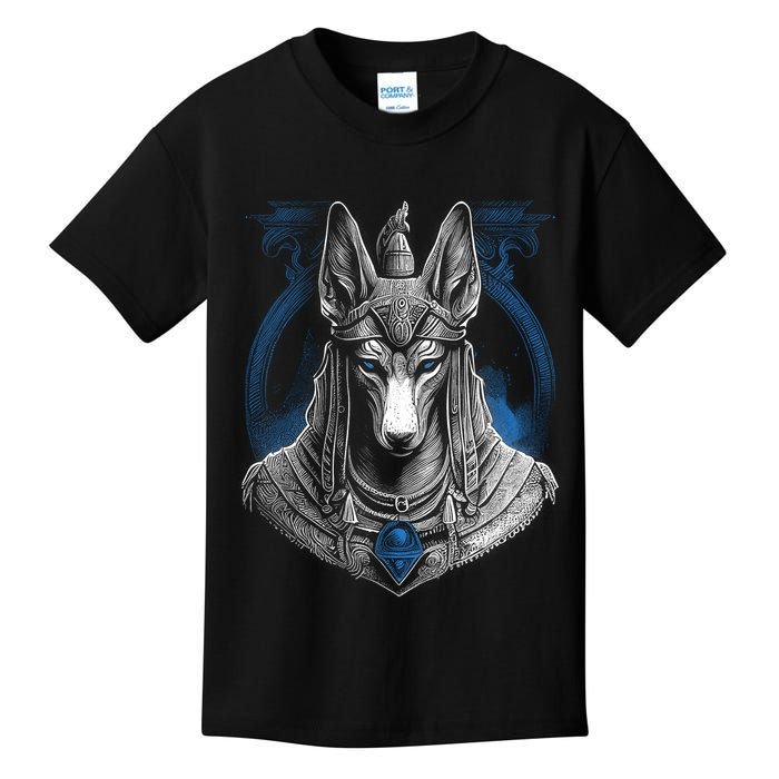 Anubis Egyptian God Realistic Kids T-Shirt