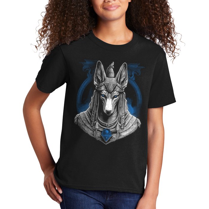 Anubis Egyptian God Realistic Kids T-Shirt