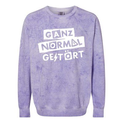 Alexander Eder Ganz Normal GestöRt Colorblast Crewneck Sweatshirt