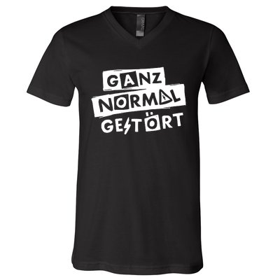 Alexander Eder Ganz Normal GestöRt V-Neck T-Shirt