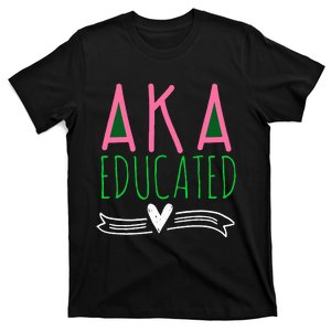 Aka Educator Gifts Sorority Little Big Funny Saying T-Shirt