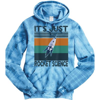 Aerospace Engineering Gifts It's Just Rocket Science Space Tie Dye Hoodie