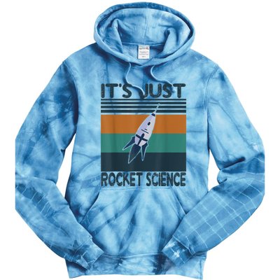 Aerospace Engineering Gifts It's Just Rocket Science Space Tie Dye Hoodie