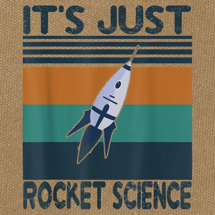 Aerospace Engineering Gifts It's Just Rocket Science Space Cotton Canvas Backpack