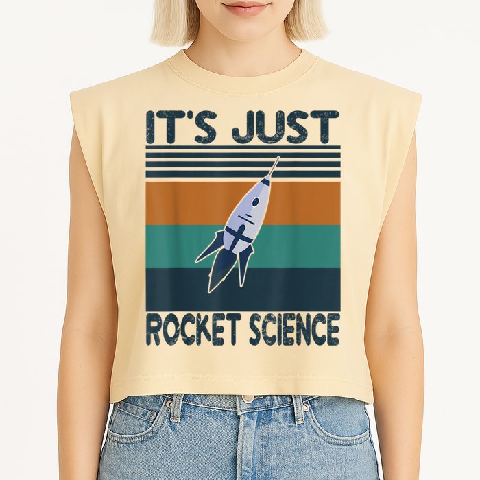 Aerospace Engineering Gifts It's Just Rocket Science Space Garment-Dyed Women's Muscle Tee