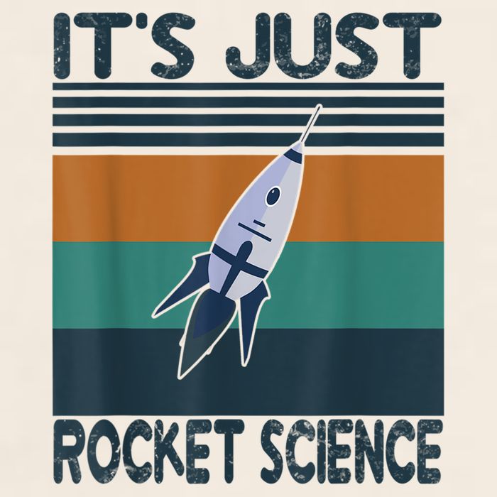 Aerospace Engineering Gifts It's Just Rocket Science Space Garment-Dyed Women's Muscle Tee