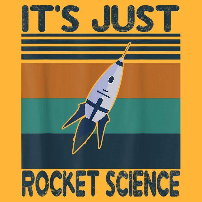 Aerospace Engineering Gifts It's Just Rocket Science Space Sustainable Knit Beanie