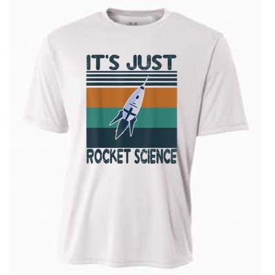 Aerospace Engineering Gifts It's Just Rocket Science Space Cooling Performance Crew T-Shirt