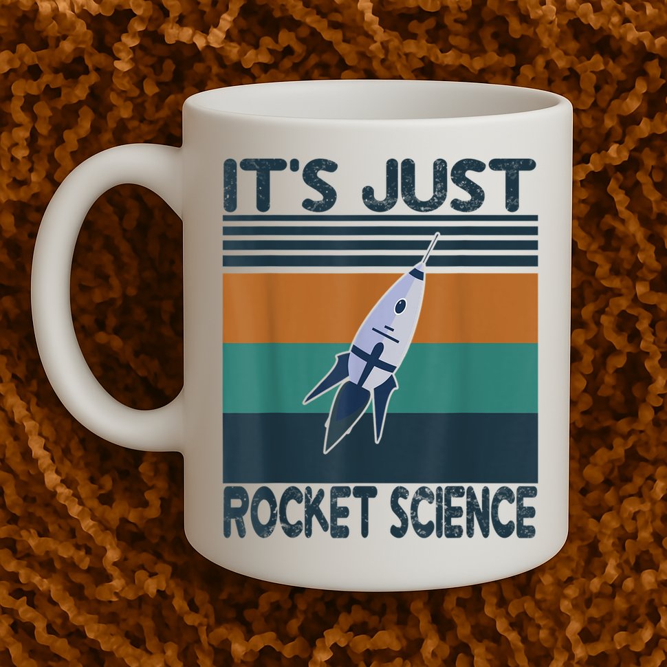 Aerospace Engineering Gifts It's Just Rocket Science Space Mug