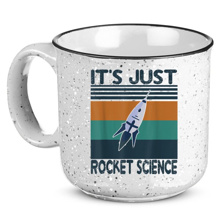 Aerospace Engineering Gifts It's Just Rocket Science Space 15oz Campfire Ceramic Mug