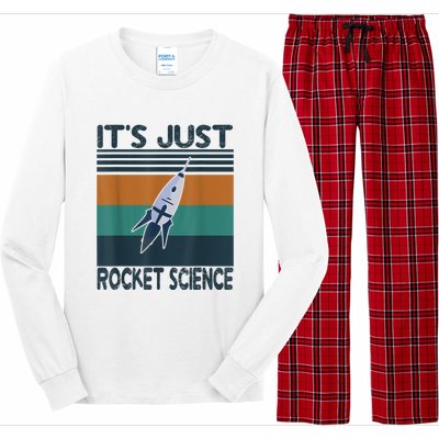 Aerospace Engineering Gifts It's Just Rocket Science Space Long Sleeve Pajama Set