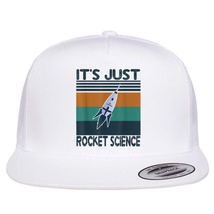 Aerospace Engineering Gifts It's Just Rocket Science Space Flatbill Hat
