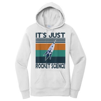 Aerospace Engineering Gifts It's Just Rocket Science Space Women's Pullover Hoodie