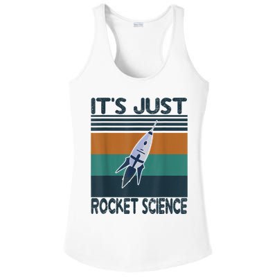 Aerospace Engineering Gifts It's Just Rocket Science Space Ladies PosiCharge Competitor Racerback Tank