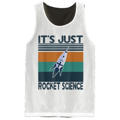 Aerospace Engineering Gifts It's Just Rocket Science Space Mesh Reversible Basketball Jersey Tank
