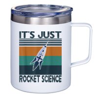 Aerospace Engineering Gifts It's Just Rocket Science Space 12oz Stainless Steel Coffee Mug