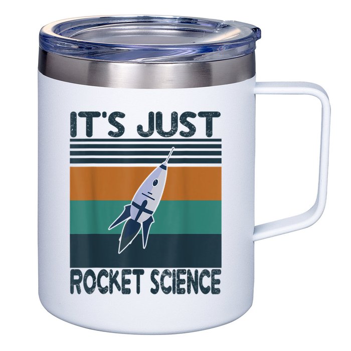 Aerospace Engineering Gifts It's Just Rocket Science Space 12oz Stainless Steel Coffee Mug