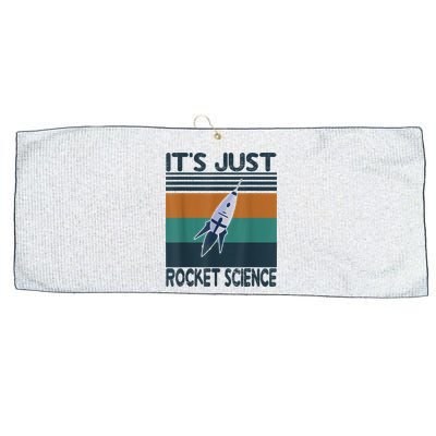 Aerospace Engineering Gifts It's Just Rocket Science Space Large Microfiber Waffle Golf Towel
