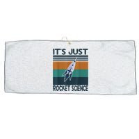 Aerospace Engineering Gifts It's Just Rocket Science Space Large Microfiber Waffle Golf Towel
