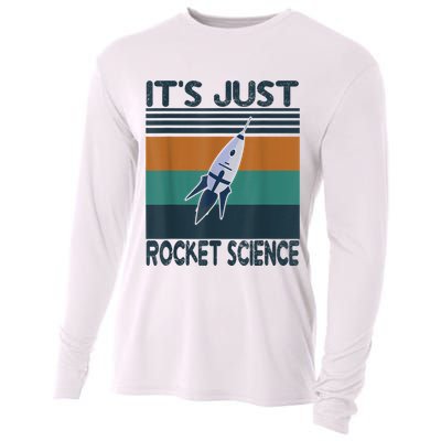 Aerospace Engineering Gifts It's Just Rocket Science Space Cooling Performance Long Sleeve Crew