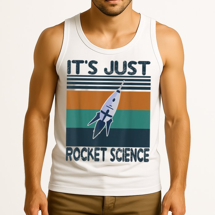 Aerospace Engineering Gifts It's Just Rocket Science Space Tank Top