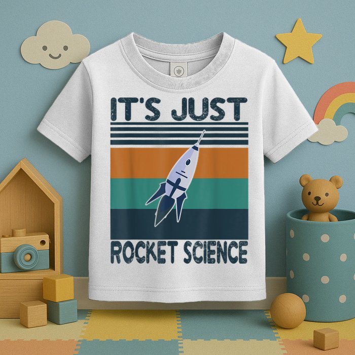 Aerospace Engineering Gifts It's Just Rocket Science Space Toddler T-Shirt