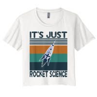 Aerospace Engineering Gifts It's Just Rocket Science Space Crop Top