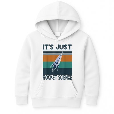 Aerospace Engineering Gifts It's Just Rocket Science Space Kids Hoodie