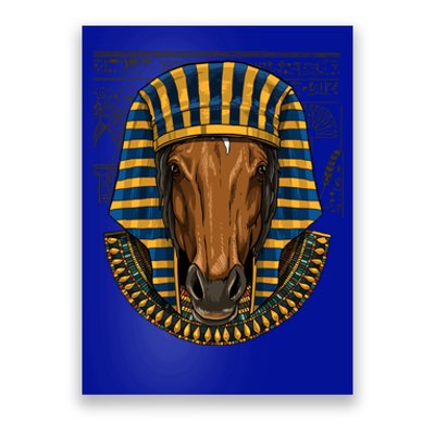 Ancient Egyptian Goddess Horse Pyramid Horse Lover Cow Gift Poster