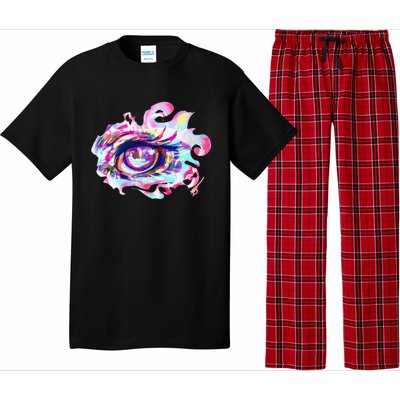 Anime Eye Girl Eyes Anime Fan Gift Pajama Set