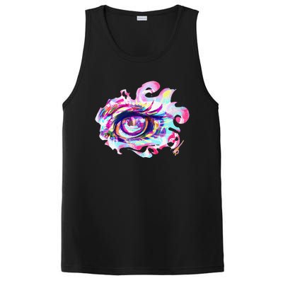 Anime Eye Girl Eyes Anime Fan Gift PosiCharge Competitor Tank