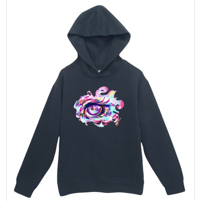 Anime Eye Girl Eyes Anime Fan Gift Urban Pullover Hoodie