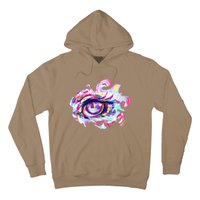 Anime Eye Girl Eyes Anime Fan Gift Hoodie