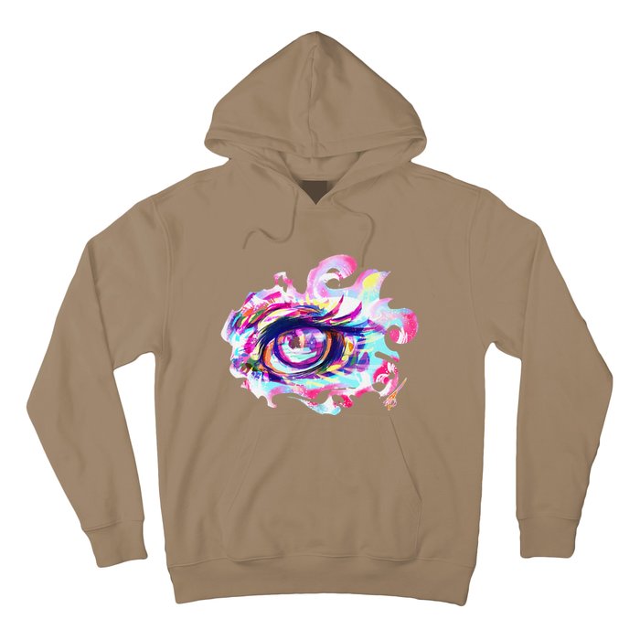 Anime Eye Girl Eyes Anime Fan Gift Hoodie