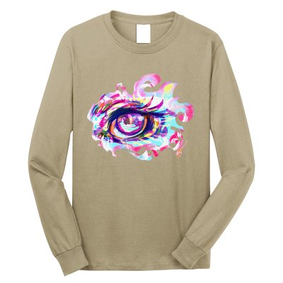 Anime Eye Girl Eyes Anime Fan Gift Long Sleeve Shirt