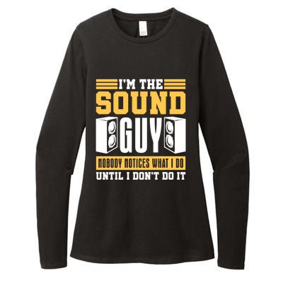 Audio Engineer Gift Music Producer Sound Speaker Engineer Gift Womens CVC Long Sleeve Shirt