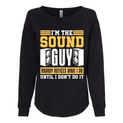 Audio Engineer Gift Music Producer Sound Speaker Engineer Gift Womens California Wash Sweatshirt