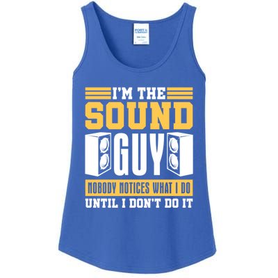 Audio Engineer Gift Music Producer Sound Speaker Engineer Gift Ladies Essential Tank