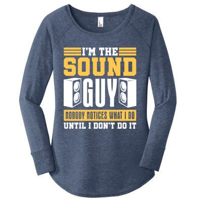 Audio Engineer Gift Music Producer Sound Speaker Engineer Gift Women's Perfect Tri Tunic Long Sleeve Shirt