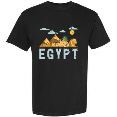 Africa Egyptian Hieroglyphics Cairo Egypt Garment-Dyed Heavyweight T-Shirt