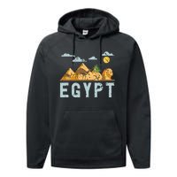 Africa Egyptian Hieroglyphics Cairo Egypt Performance Fleece Hoodie