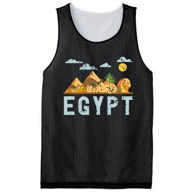 Africa Egyptian Hieroglyphics Cairo Egypt Mesh Reversible Basketball Jersey Tank