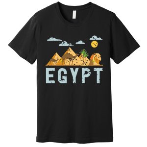 Africa Egyptian Hieroglyphics Cairo Egypt Premium T-Shirt