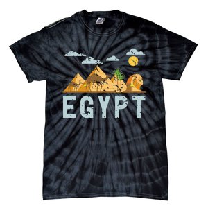 Africa Egyptian Hieroglyphics Cairo Egypt Tie-Dye T-Shirt