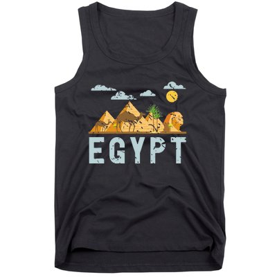 Africa Egyptian Hieroglyphics Cairo Egypt Tank Top