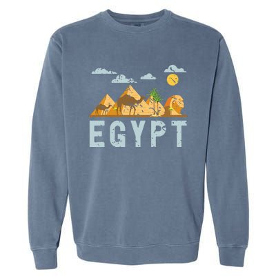 Africa Egyptian Hieroglyphics Cairo Egypt Garment-Dyed Sweatshirt