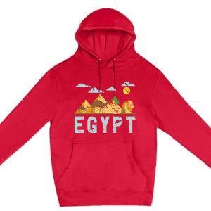 Africa Egyptian Hieroglyphics Cairo Egypt Premium Pullover Hoodie