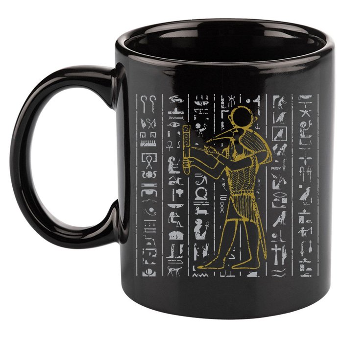 Ancient Egypt History Egyptian Hieroglyphics  11oz C Handle Ceramic Mug