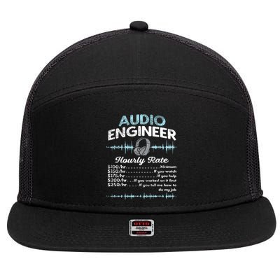 Audio Engineer I Tone Engineer I Sound Engineer 7 Panel Mesh Trucker Snapback Hat